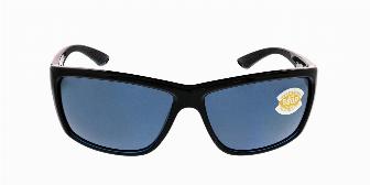 Costa Del Mar Mag Bay Sunglasses AA-11-OGP Shiny BlackGray 580P Polarized